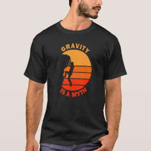 Gravity ist ein Myth Vintag Mountain Rock Climbing T-Shirt
