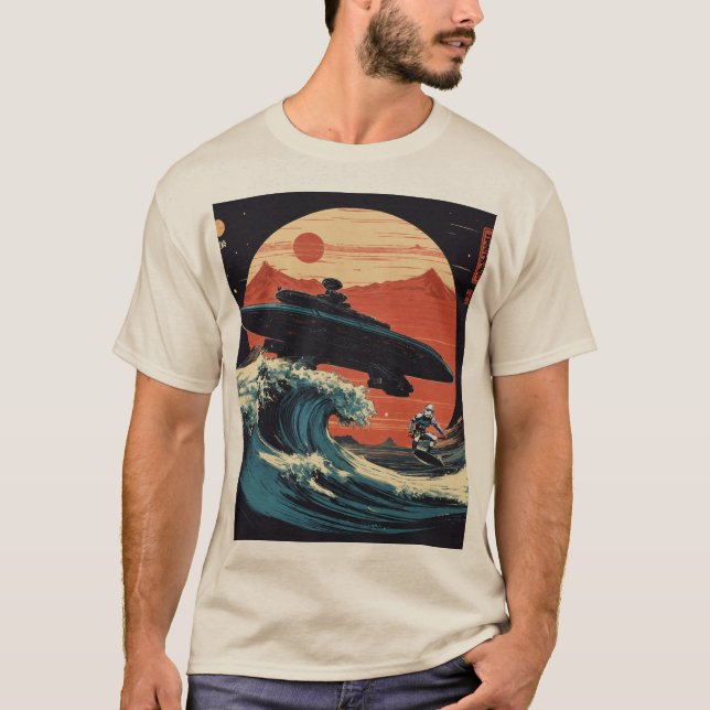 Gravity Odyssey: Spacecraft Adventure T - Shirt" T-Shirt (Vorderseite)