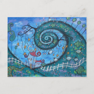 Gravity Post Cards Postkarte