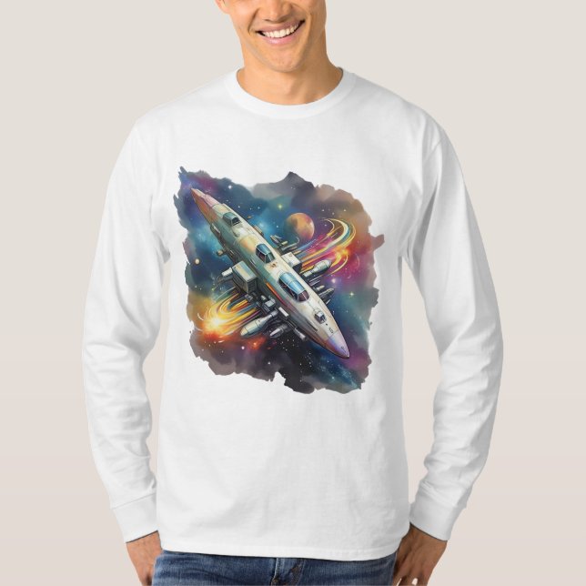Gravity's Path - Cosmic Voyage T - Shirt (Vorderseite)