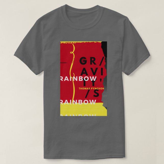 Gravitys Rainbow Buchcover-Design T-Shirt (Design vorne)