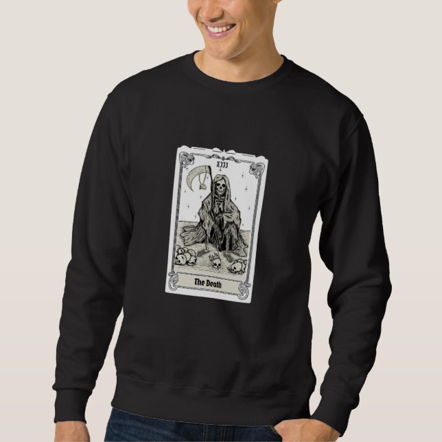 Gravur des Tarots XIII Sweatshirt (Vorderseite)