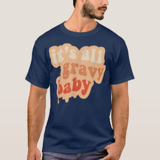 Gravy Baby Erntedank Ghouls Fall Vibes Pumpkin T-Shirt