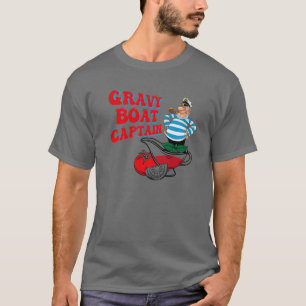Gravy Boat Captain Funny Erntedank Kostümgeschenk T-Shirt