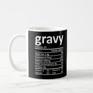 Gravy-Nutrition Erntedank Kostüme Lebensmittel Fak Kaffeetasse