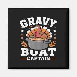 Gravyboot Kapitän Lustiger Thanksgiving Truthahn E Magnet