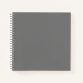 Gray #767676 Spiral Notebook Notizbuch