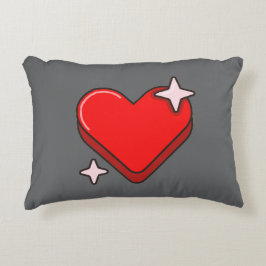 Gray Accent Pillow Dekokissen