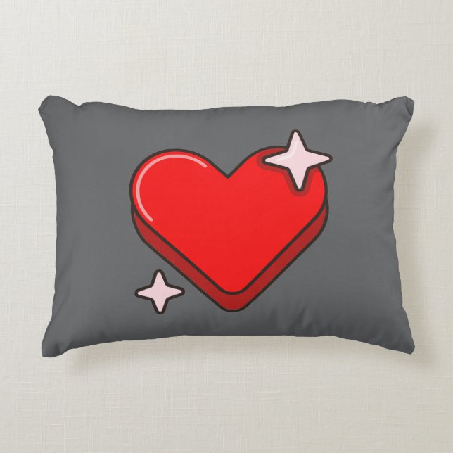 Gray Accent Pillow Dekokissen (Vorderseite)
