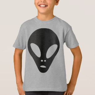 Gray Alien Face - The Grays T-Shirt