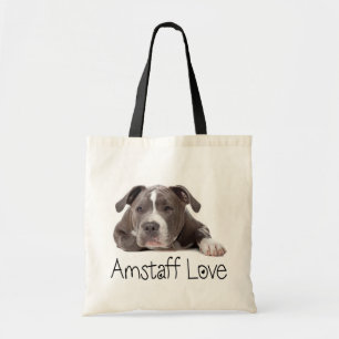 Gray American Staffordshire Terrier Dog - Amstaff Tragetasche