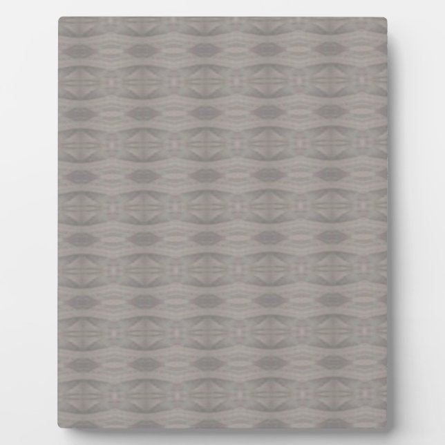 Gray Aztec Muster Fotoplatte (Vorderseite)