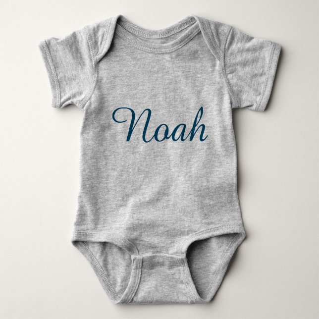 Gray Baby Bodysuit T - Shirt (Vorderseite)