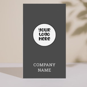 Gray Beruflich Simple Elegante Business Card Visitenkarte