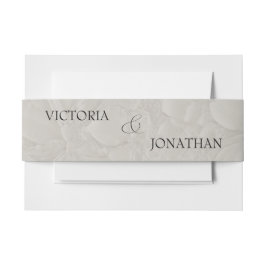 Gray Black Elegant Script Einladungsbanderole