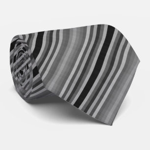 Gray Black Gray Streifen Krawatte