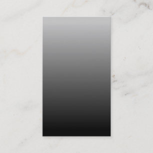 Gray Black Ombre Visitenkarte