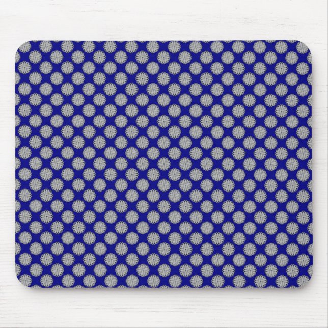 Gray Blume Ribbon von Kenneth Yoncich Mousepad (Vorne)