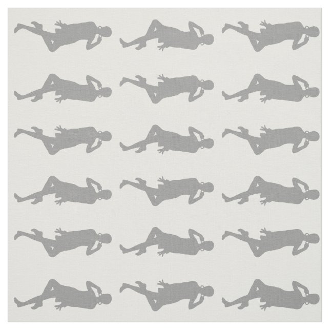 Gray Bold Mod GoGo Girls Stoff (Muster)