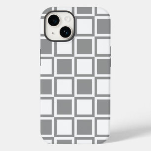 Gray Bold Mod Squares Case-Mate iPhone Hülle