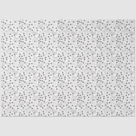 Gray Bows & Dark Gray Dots Seidenpapier