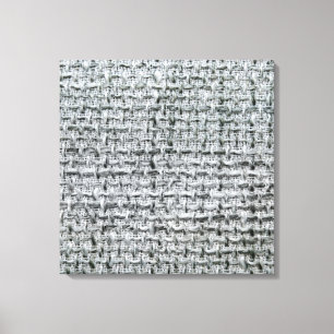 Gray Burlap Leinwanddruck
