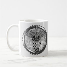 Gray caduceus Hospice Nurse Kaffeetasse