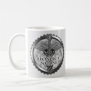 Gray caduceus Hospice Nurse Kaffeetasse