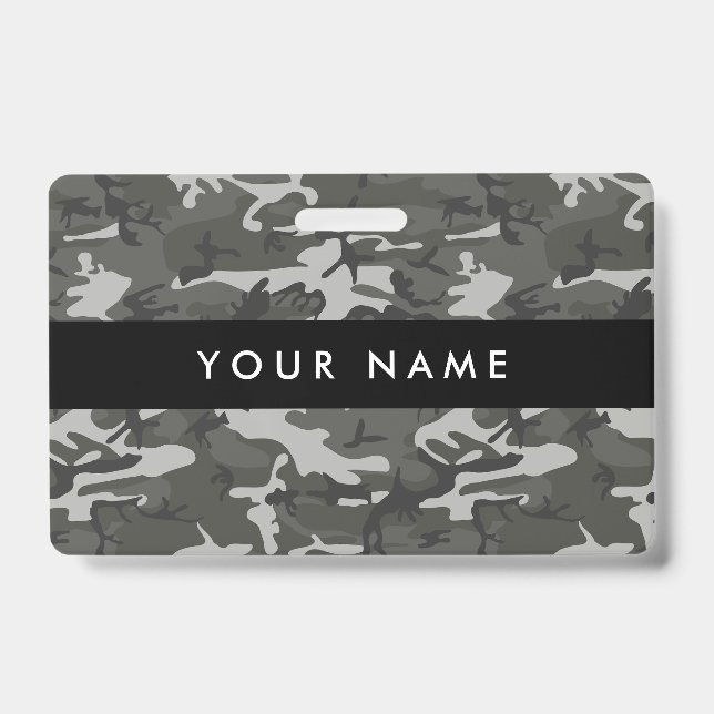 Gray Camouflage, Militär, Armee Ausweis (Vorderseite)