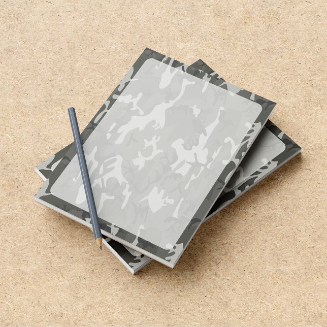 Gray Camouflage, Militär, Armee Notizblock (Von Creator hochgeladen)