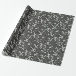 Gray Camouflage Moderne Outdoor Camouflage Geschenkpapier