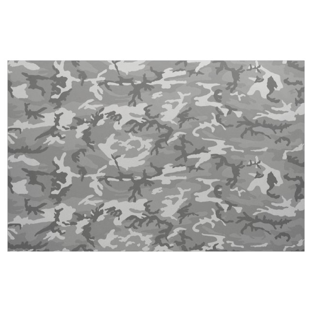 Gray Camouflage Mountain/Snow/Grau Camouflage Fabr Stoff (Fat Quarter (45,7 x 55,9 cm))