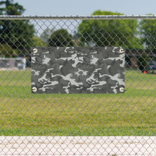 Gray Camouflage Pattern, militärisches Muster, Arm Banner