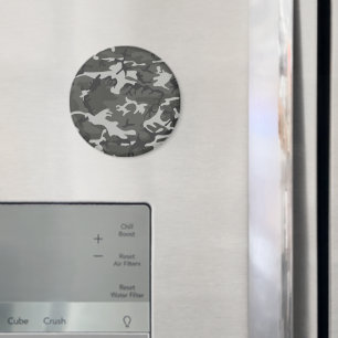 Gray Camouflage Pattern, militärisches Muster, Arm Magnet