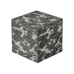 Gray Camouflage Pattern, militärisches Muster, Arm Würfel