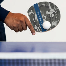 Gray Camouflage Pattern, Your name, Personalize