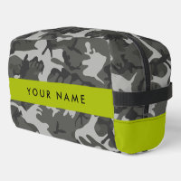 Gray Camouflage Pattern, Your name, Personalize