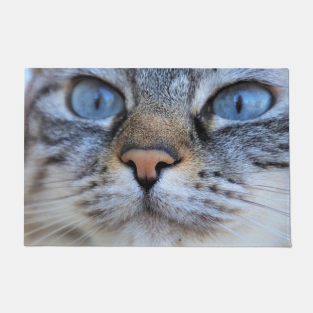 Gray Cat Fußmatte (Vorderseite)