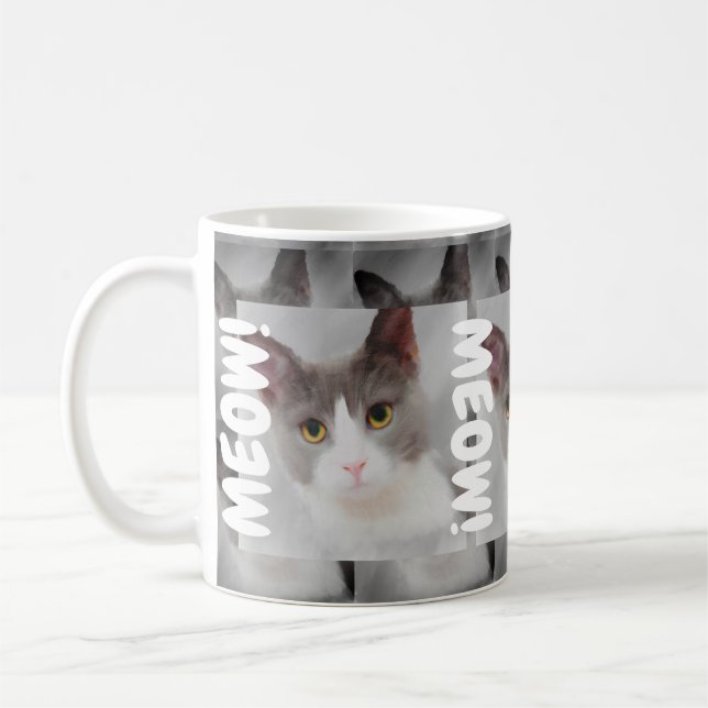 Gray Cat Kaffeetasse (Links)