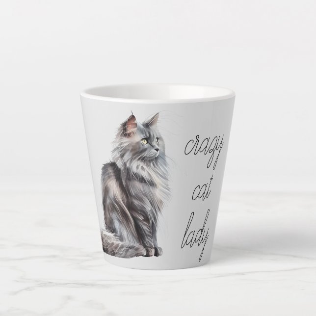 Gray Cat Milchtasse (Vorderseite)