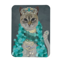 Gray Cat | Mit Glockenportrait verziert