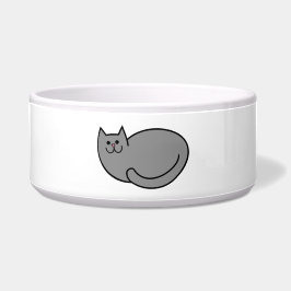 Gray Cat Napf