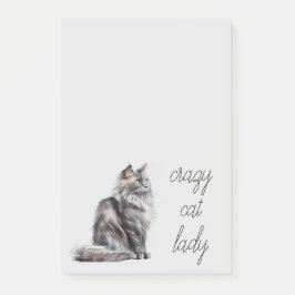 Gray Cat Post-it Klebezettel