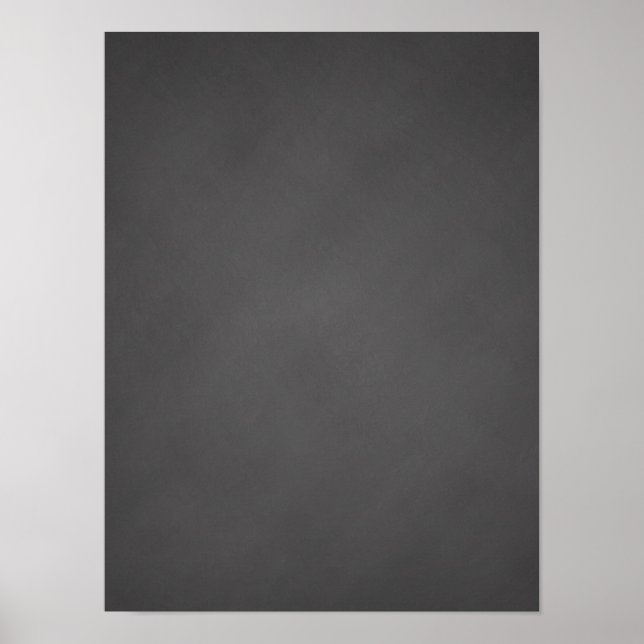 Gray Chalkboard Background Black Chalk Board Poster (Vorne)