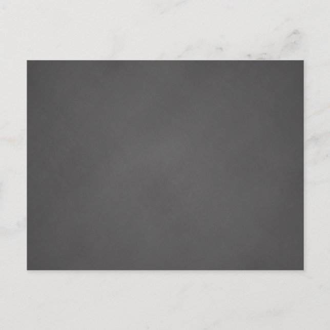 Gray Chalkboard Background Black Chalk Board Postkarte (Vorderseite)