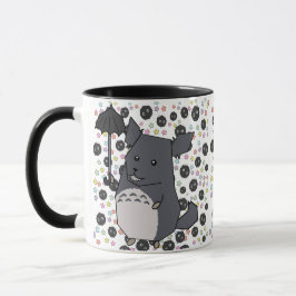 Gray Chinchilla Pastel Candy Stars Tasse