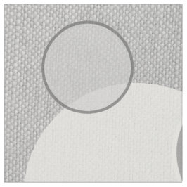 Gray Circle Pattern Stoff