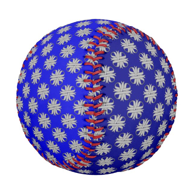 Gray Clover Ribbon von Kenneth Yoncich Baseball (Schrägansicht)