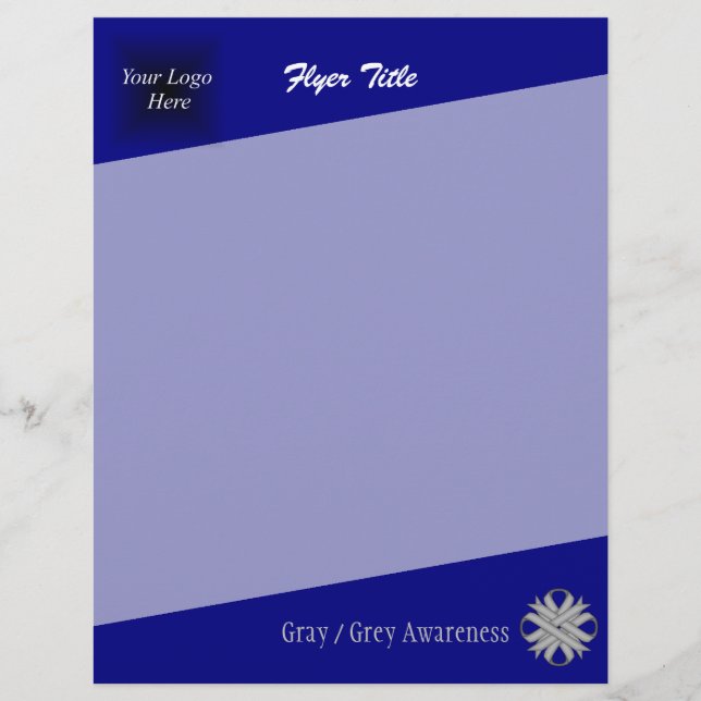 Gray Clover Ribbon von Kenneth Yoncich Flyer (Vorne)