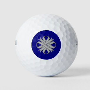 Gray Clover Ribbon von Kenneth Yoncich Golfball